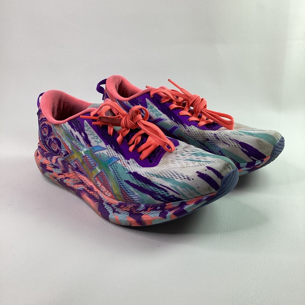 ASICS Noosa Tri 13 Womens Running Shoes Purple Pink Tye-Dye 1012A898 Size 9.5